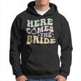 Here Comes The Bride Bachelorette Party Bride Trendy Wedding Hoodie