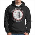 Cool Endangered Species Manual Gearbox Stick Shift 6 Speed Hoodie