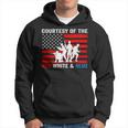 Courtesy Of The Red White And Blue Patriotic Us Flag Hoodie