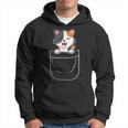 Cute Calico Cat Kitten In Pocket Hoodie