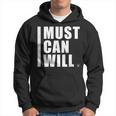 D236 I Must I Can I Will Gym RabbitBodybuilding Hoodie