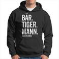 Dad Bear Tiger Man Beard Hipster Dad Beard Kapuzenpullover