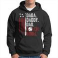 Dada Daddy Dad Bruh American Flag Baseball Coach Fathers Day Hoodie
