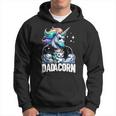 Dadacorn Unicorn Dad And Son Daughter Papa Father's Day Hoodie