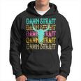 Damn Strait Wild West 90S Bulls Skulls Damn Strait Western Hoodie