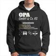 'Das Geschenk Für Den Großfater Opa Gmbh' 'The For The Grandfather Grandpa Gmbh Hoodie