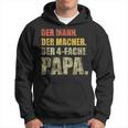 Der Mann Der Macher Der 4 Fach Papa 4 Children S Kapuzenpullover