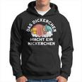 The Dickerchen Macht Ein Naperchen Bear Pyjamas Black Hoodie