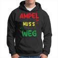 Die Ampel Muss Weg Gray Hoodie