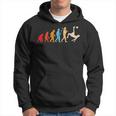 Divertida Evolución Retro Del Fútbol Soccer Evolution Football Sudadera