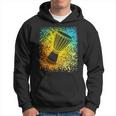 Djembe Drum In Splats For African Drumming Or Reggae Music Hoodie