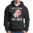 I Don't Eat Anything That Farts Pig Animal Vegetarian Hoodie