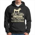 Don't Ride Breed Cattle Farmer Shorthorn Cattle Hoodie