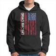 Drag Car Racing Patriotic American Flag Hoodie