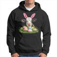 Easter Day Cow Easter Cow Bunny Ears Eggs Basket Hoodie