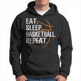 Eat Sleep Basketball Repeat For Basketball Fan Hoodie