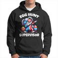 Egg Hunt Supervisor Boys Toddler Easter 2024 Family Matching Hoodie