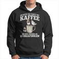 Ein Guter Tag Startet Kaffee Und Zebrafinch Hoodie