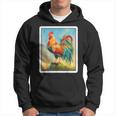 El Gallo Mexican Lottery Bingo Game Traditional Rooster Card Hoodie
