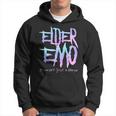 Elder Emo It Wasn't Just A Phase Emo Goth Hoodie