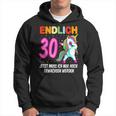 Endlich 30 Jetzt Muss Ich Nur Noch Erwachsen Werden Endlich Hoodie