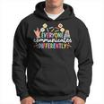 Everyone Communicates Differentely Aba Therapist Aba Therapy Hoodie