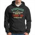 Fathers Day Step Dad Stepped Up Stepfather Hoodie