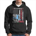 My Favorite Gymnast Calls Me Papa Usa Flag Father's Day Hoodie