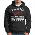 Feed Me Crawfish And Tell Me Im Pretty Boil Mardi Gras Hoodie