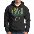 Football Coach Dad Like A Normal Dad Only Cooler Fathers Day Hoodie