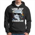 Four Nado Tornado 4Th Birthday Party Theme I'm 4 Years Old Hoodie