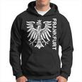 Frankfurt With Eagle In Retro Style Hoodie