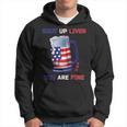 Beer Outfit Usa Flag 4Th Of July Clothes Men Hoodie