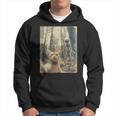 Cat Selfie Alien Vintage Ufo Alien Cat Photo Hoodie