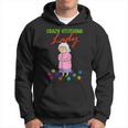 Crazy Stitching Lady With Quilting Patterns For Sewers Hoodie