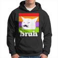 Meme Saying Bruh With Cat-Cinco De Mayo-Mexican Fiesta Hoodie