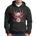 Octopus Playing Drums Musician Band Octopus Drummer Hoodie