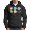 Gloomhaven Elements Symbol Fire Ice Air Earth Light Dark Hoodie