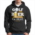 Golf Und Bier Kapuzenpullover