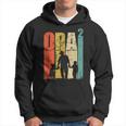 Grandpa Hoch 2 Doppelfach Opa Der Opa Mit 2 Grandchildren Hoodie