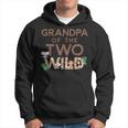 Grandpa Of The Two Wild Animal Safari 2Nd Birthday Theme Hoodie