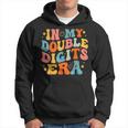 Groovy In My Double Digits Era 10Th Birthday For Boy Girl Hoodie