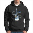 Guitar Rock N Roll Bass Instrument Vintage Metal Hoodie