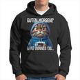 Guten Morgen Ganz Dünnes Eis Kaffee Saying Black Hoodie