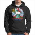 Hello Liberty With Kitty 4Th Of July Usa Flag And Firework Hoodie