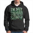 Herren Stepdad Stiefvater Papa Inspirierendes Zitatater Tochter Kapuzenpullover