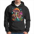 Hippie Mushrooms Psychedelic Forest Fungi Festival Hoodie
