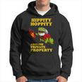 Hippity Hoppity Abolish Private Property Frog Meme Hoodie