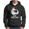 Hombre La Mejor Ropa De Un Tío De Unicornio Best Uncle Ever Sudadera