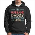 Hunter Dad Husband Daddy Protector Hero Hunting Fathers Day Hoodie